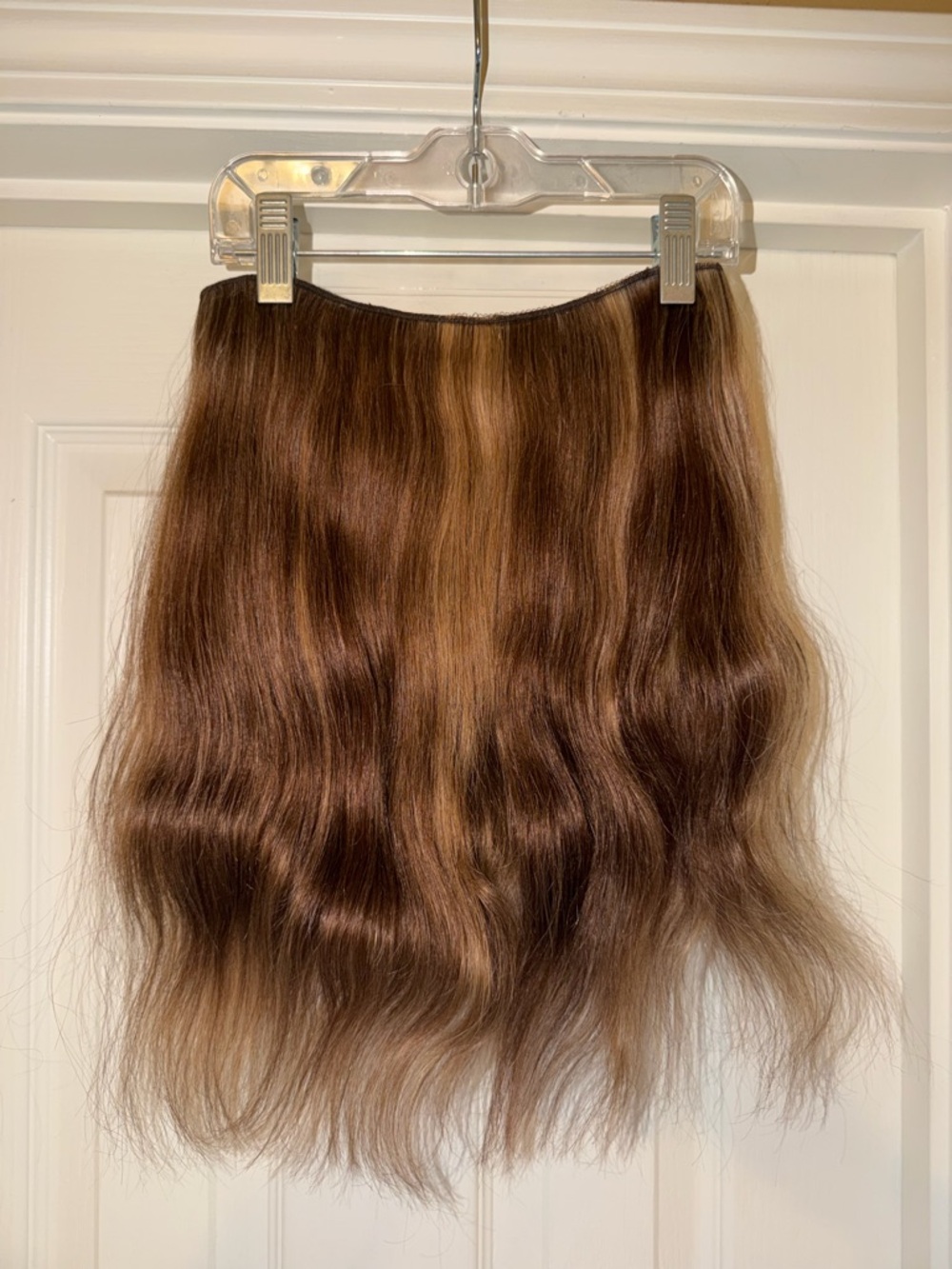 Halo couture Hair Extensions - Natural Chestnut Shade